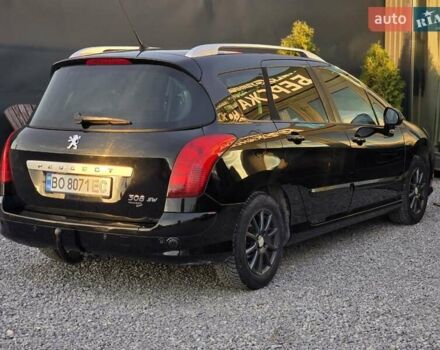 Чорний Пежо 308, об'ємом двигуна 1.6 л та пробігом 196 тис. км за 3999 $, фото 6 на Automoto.ua