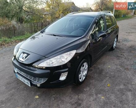 Чорний Пежо 308, об'ємом двигуна 1.6 л та пробігом 190 тис. км за 4800 $, фото 2 на Automoto.ua