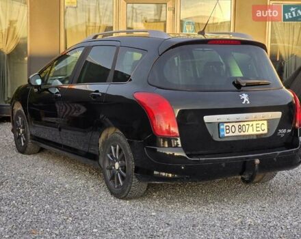 Чорний Пежо 308, об'ємом двигуна 1.6 л та пробігом 196 тис. км за 3999 $, фото 3 на Automoto.ua