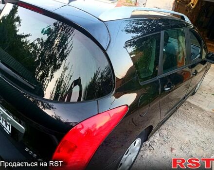 Черный Пежо 308, объемом двигателя 1.6 л и пробегом 250 тыс. км за 4950 $, фото 4 на Automoto.ua