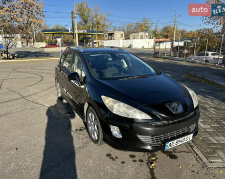 Чорний Пежо 308, об'ємом двигуна 1.6 л та пробігом 236 тис. км за 5800 $, фото 10 на Automoto.ua