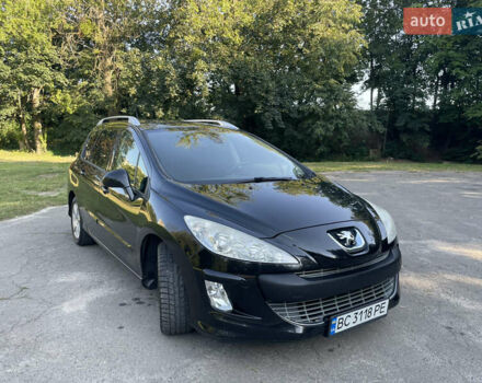 Чорний Пежо 308, об'ємом двигуна 1.56 л та пробігом 265 тис. км за 5900 $, фото 3 на Automoto.ua