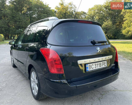 Чорний Пежо 308, об'ємом двигуна 1.56 л та пробігом 265 тис. км за 5900 $, фото 8 на Automoto.ua