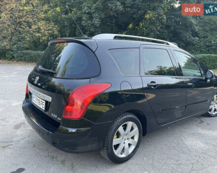 Чорний Пежо 308, об'ємом двигуна 1.56 л та пробігом 265 тис. км за 5900 $, фото 6 на Automoto.ua