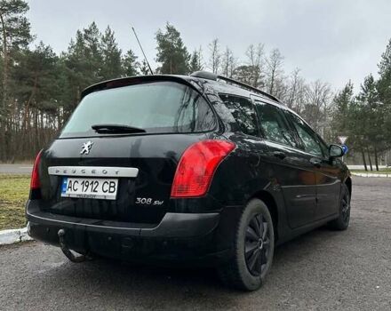 Черный Пежо 308, объемом двигателя 1.56 л и пробегом 212 тыс. км за 5300 $, фото 11 на Automoto.ua
