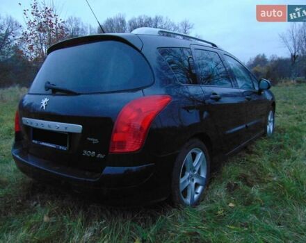 Черный Пежо 308, объемом двигателя 1.6 л и пробегом 300 тыс. км за 5500 $, фото 4 на Automoto.ua