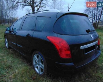 Черный Пежо 308, объемом двигателя 1.6 л и пробегом 300 тыс. км за 5500 $, фото 6 на Automoto.ua