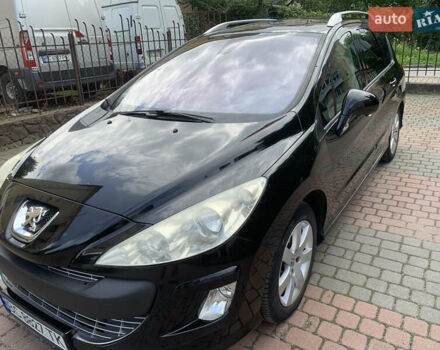 Чорний Пежо 308, об'ємом двигуна 1.6 л та пробігом 217 тис. км за 5900 $, фото 3 на Automoto.ua