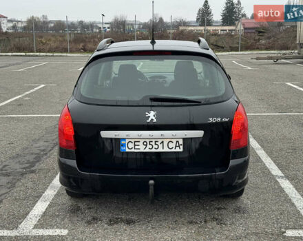 Черный Пежо 308, объемом двигателя 1.56 л и пробегом 225 тыс. км за 5500 $, фото 4 на Automoto.ua