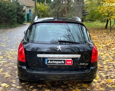 Черный Пежо 308, объемом двигателя 1.6 л и пробегом 220 тыс. км за 6390 $, фото 9 на Automoto.ua