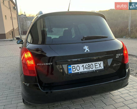 Чорний Пежо 308, об'ємом двигуна 1.6 л та пробігом 270 тис. км за 6199 $, фото 13 на Automoto.ua