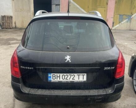 Черный Пежо 308, объемом двигателя 1.6 л и пробегом 260 тыс. км за 3600 $, фото 1 на Automoto.ua