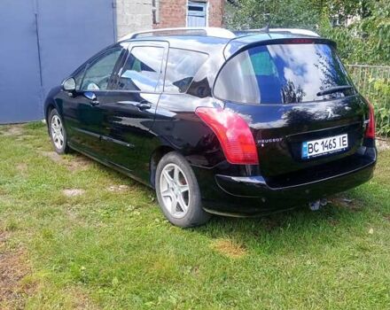 Черный Пежо 308, объемом двигателя 1.56 л и пробегом 274 тыс. км за 6500 $, фото 5 на Automoto.ua