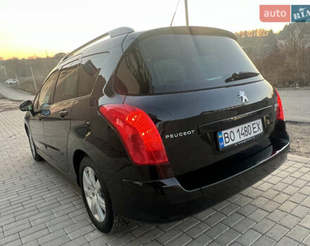 Чорний Пежо 308, об'ємом двигуна 1.6 л та пробігом 270 тис. км за 6199 $, фото 12 на Automoto.ua