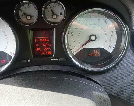 Черный Пежо 308, объемом двигателя 1.56 л и пробегом 274 тыс. км за 6500 $, фото 17 на Automoto.ua