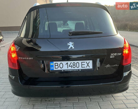 Чорний Пежо 308, об'ємом двигуна 1.6 л та пробігом 270 тис. км за 6199 $, фото 14 на Automoto.ua