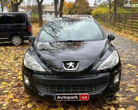 Черный Пежо 308, объемом двигателя 1.6 л и пробегом 220 тыс. км за 6390 $, фото 1 на Automoto.ua