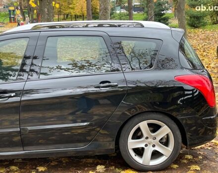 Черный Пежо 308, объемом двигателя 1.6 л и пробегом 220 тыс. км за 6390 $, фото 7 на Automoto.ua