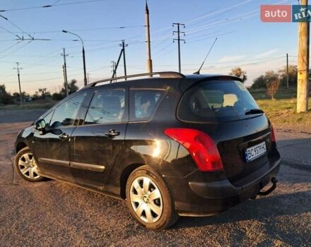 Черный Пежо 308, объемом двигателя 1.6 л и пробегом 220 тыс. км за 5700 $, фото 1 на Automoto.ua