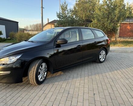 Черный Пежо 308, объемом двигателя 1.56 л и пробегом 286 тыс. км за 9500 $, фото 1 на Automoto.ua