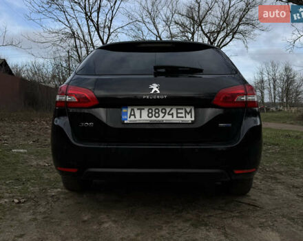 Чорний Пежо 308, об'ємом двигуна 2 л та пробігом 257 тис. км за 11199 $, фото 3 на Automoto.ua