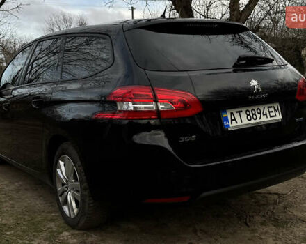 Чорний Пежо 308, об'ємом двигуна 2 л та пробігом 257 тис. км за 11199 $, фото 4 на Automoto.ua