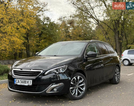 Черный Пежо 308, объемом двигателя 2 л и пробегом 211 тыс. км за 11999 $, фото 1 на Automoto.ua
