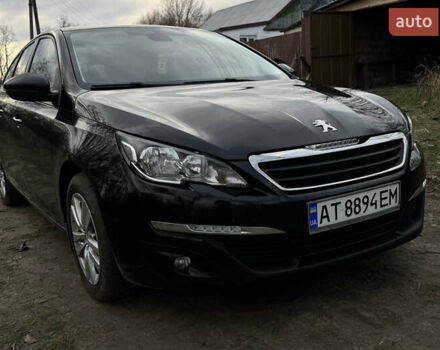 Чорний Пежо 308, об'ємом двигуна 2 л та пробігом 257 тис. км за 11199 $, фото 1 на Automoto.ua