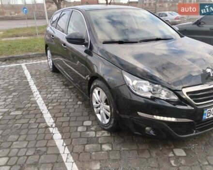 Черный Пежо 308, объемом двигателя 1.56 л и пробегом 320 тыс. км за 9001 $, фото 2 на Automoto.ua