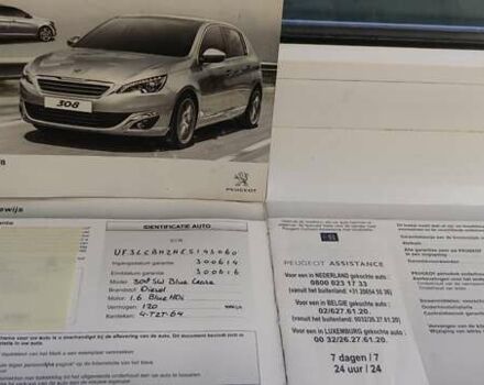 Черный Пежо 308, объемом двигателя 1.56 л и пробегом 260 тыс. км за 7800 $, фото 18 на Automoto.ua