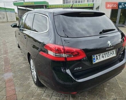 Пежо 308 2014 в Ивано-Франковске на Automoto.ua Черный Пежо 308, объемом двигателя 1.56 л и пробегом 218 тыс. км за 8600 $, фото 2 на Automoto.ua