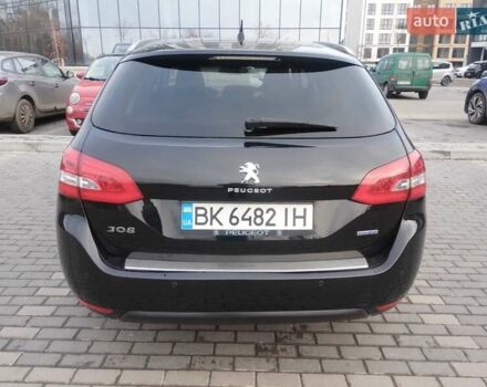 Чорний Пежо 308, об'ємом двигуна 1.6 л та пробігом 288 тис. км за 8350 $, фото 1 на Automoto.ua