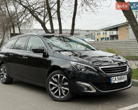 Чорний Пежо 308, об'ємом двигуна 2 л та пробігом 211 тис. км за 11900 $, фото 1 на Automoto.ua