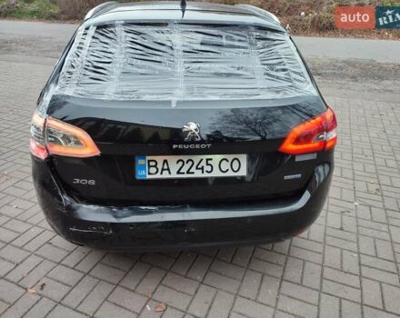Черный Пежо 308, объемом двигателя 1.56 л и пробегом 180 тыс. км за 5900 $, фото 6 на Automoto.ua