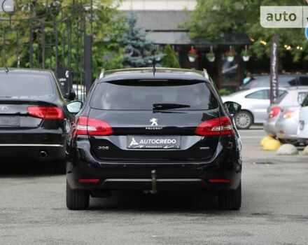 Чорний Пежо 308, об'ємом двигуна 1.6 л та пробігом 228 тис. км за 9500 $, фото 4 на Automoto.ua