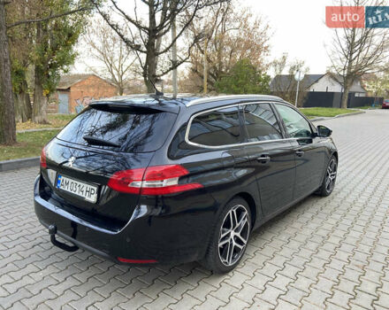 Чорний Пежо 308, об'ємом двигуна 2 л та пробігом 224 тис. км за 12200 $, фото 11 на Automoto.ua