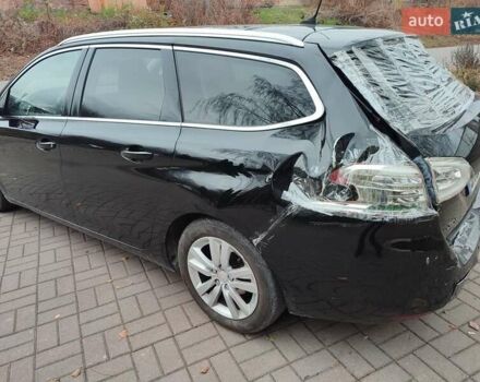 Черный Пежо 308, объемом двигателя 1.56 л и пробегом 180 тыс. км за 5900 $, фото 4 на Automoto.ua