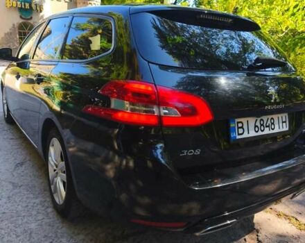 Черный Пежо 308, объемом двигателя 1.56 л и пробегом 221 тыс. км за 9500 $, фото 7 на Automoto.ua