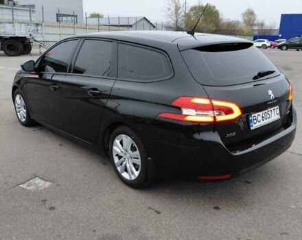 Чорний Пежо 308, об'ємом двигуна 1.56 л та пробігом 163 тис. км за 10400 $, фото 9 на Automoto.ua