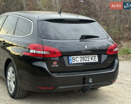 Черный Пежо 308, объемом двигателя 1.56 л и пробегом 198 тыс. км за 5799 $, фото 8 на Automoto.ua