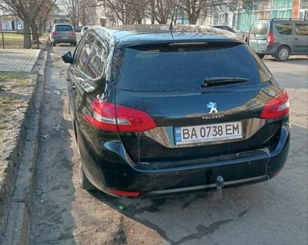 Чорний Пежо 308, об'ємом двигуна 1.56 л та пробігом 213 тис. км за 9100 $, фото 5 на Automoto.ua
