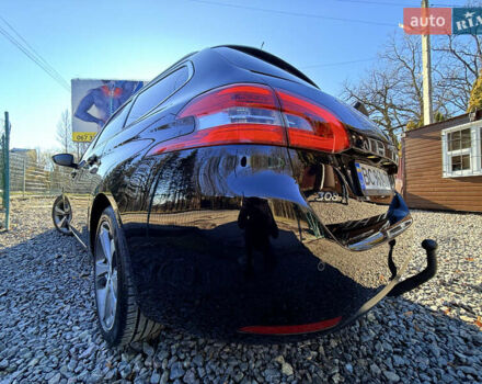 Черный Пежо 308, объемом двигателя 1.56 л и пробегом 200 тыс. км за 10999 $, фото 17 на Automoto.ua