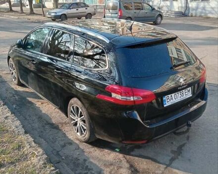 Чорний Пежо 308, об'ємом двигуна 1.56 л та пробігом 213 тис. км за 9100 $, фото 4 на Automoto.ua