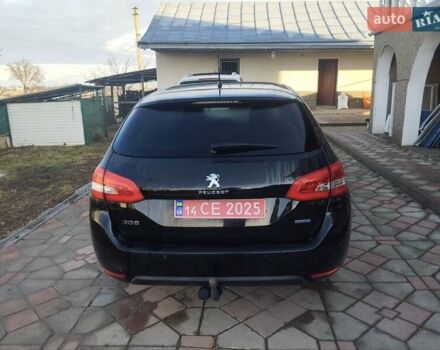 Черный Пежо 308, объемом двигателя 1.56 л и пробегом 162 тыс. км за 8800 $, фото 2 на Automoto.ua
