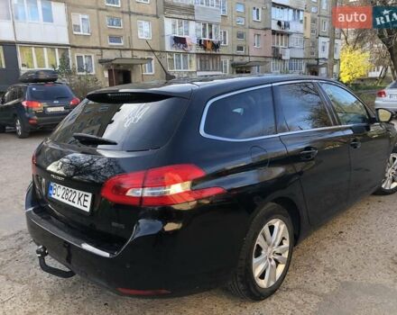 Черный Пежо 308, объемом двигателя 1.56 л и пробегом 190 тыс. км за 6999 $, фото 10 на Automoto.ua