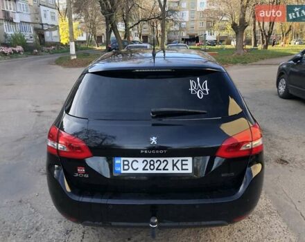 Черный Пежо 308, объемом двигателя 1.56 л и пробегом 190 тыс. км за 6999 $, фото 9 на Automoto.ua