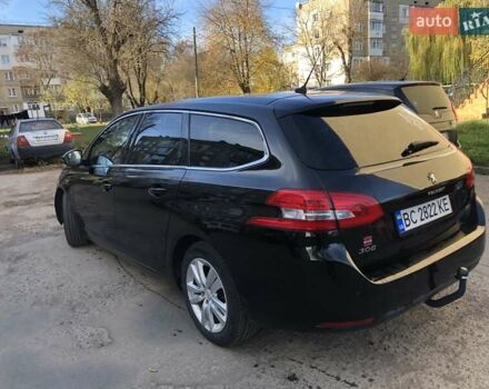 Черный Пежо 308, объемом двигателя 1.56 л и пробегом 190 тыс. км за 6999 $, фото 6 на Automoto.ua