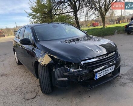 Черный Пежо 308, объемом двигателя 1.56 л и пробегом 190 тыс. км за 6999 $, фото 12 на Automoto.ua