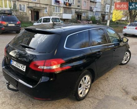 Черный Пежо 308, объемом двигателя 1.56 л и пробегом 190 тыс. км за 6999 $, фото 8 на Automoto.ua