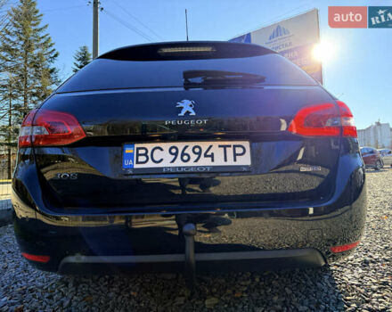 Черный Пежо 308, объемом двигателя 1.56 л и пробегом 200 тыс. км за 10999 $, фото 15 на Automoto.ua
